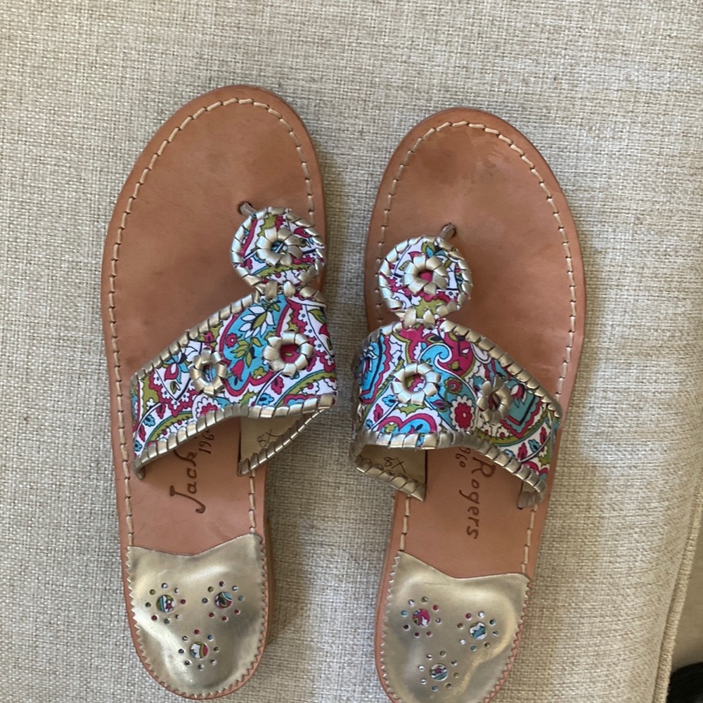 Jack Rogers - Women’s - Dania Slide / Sandals - Slip On Size  8